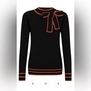 Oxknit Sweater Tie Neck Sweater, Size Small, Brand New with Tags